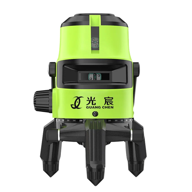 Guang Chen 2 3 5 Lines green Beam Laser Level Self Levelling Cross-Line nivel laser with Magnetic Base lazer leveller