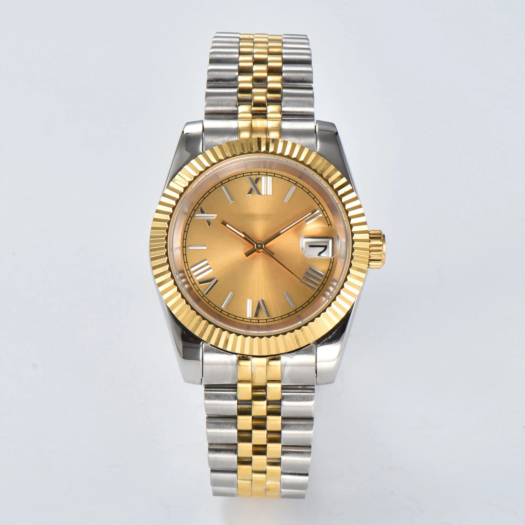 Estuche estéril NH35 para hombre, cristal de zafiro impermeable, adecuado para NH35/NH36/NH34 movem, 28,5mm, 36mm/40mm