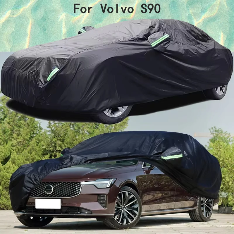 

For Volvo S90 Car Full Outer Covers Outdoor Waterproof Dustproof Sun Rain Snow Protection Exterior Car Accessories