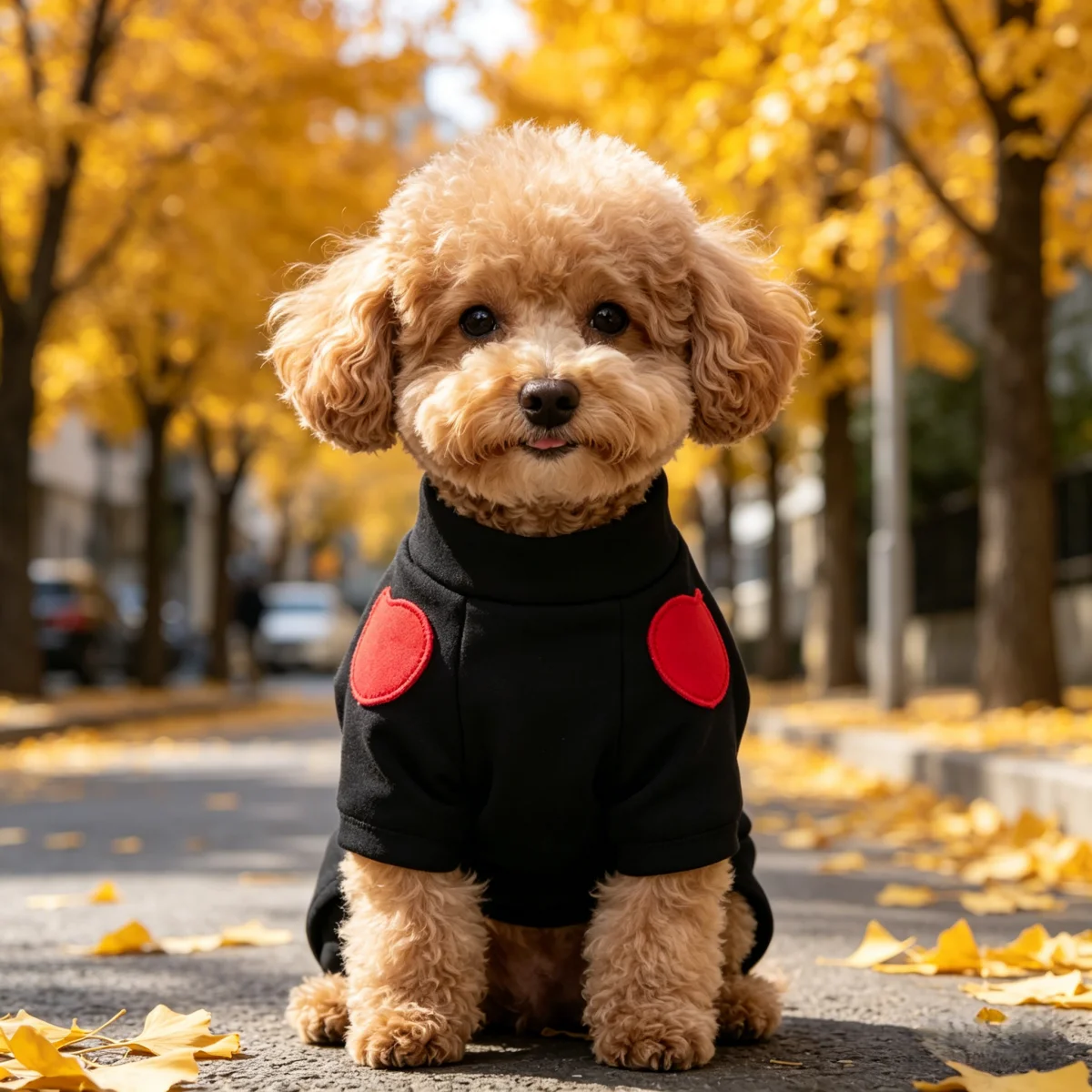 1 Stück Haustierkleidung, Liebespullover für Hunde und Katzen, für Teddy, Welpen, mittelgroße Hunde, Teddy-Herz-Sweatshirt, Welpen-Outdoorkleidung – Detail 11
