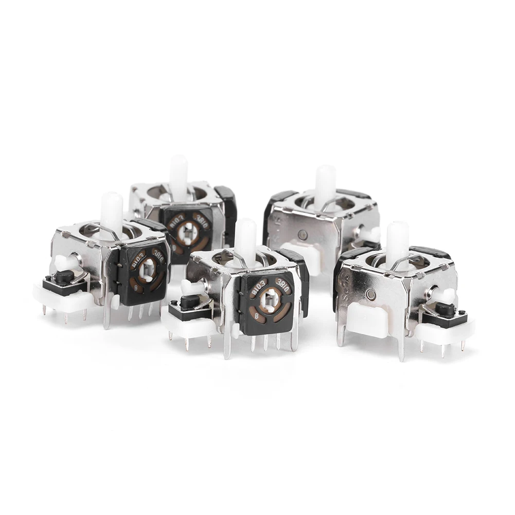 5 قطعة عصا تحكم تناظرية ثلاثية الأبعاد وحدة إصلاح أجزاء ل Xbox 360 غمبد عصا تحكم تناظرية ثلاثية الأبعاد وحدة الألعاب تحكم الملحقات