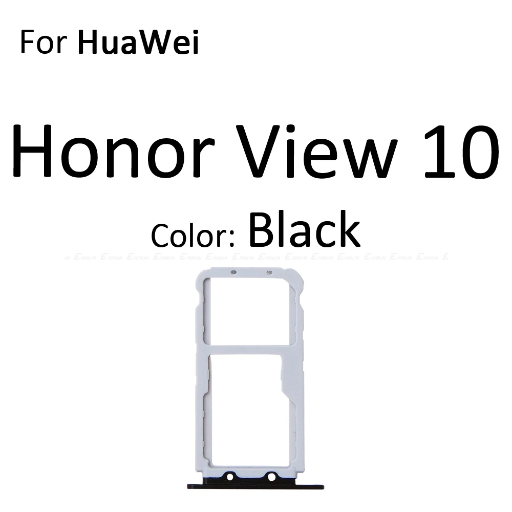 Sim Card Socket Slot Tray Reader Holder Connector Micro SD Adapter Container For HuaWei Honor View 10 Lite 10i