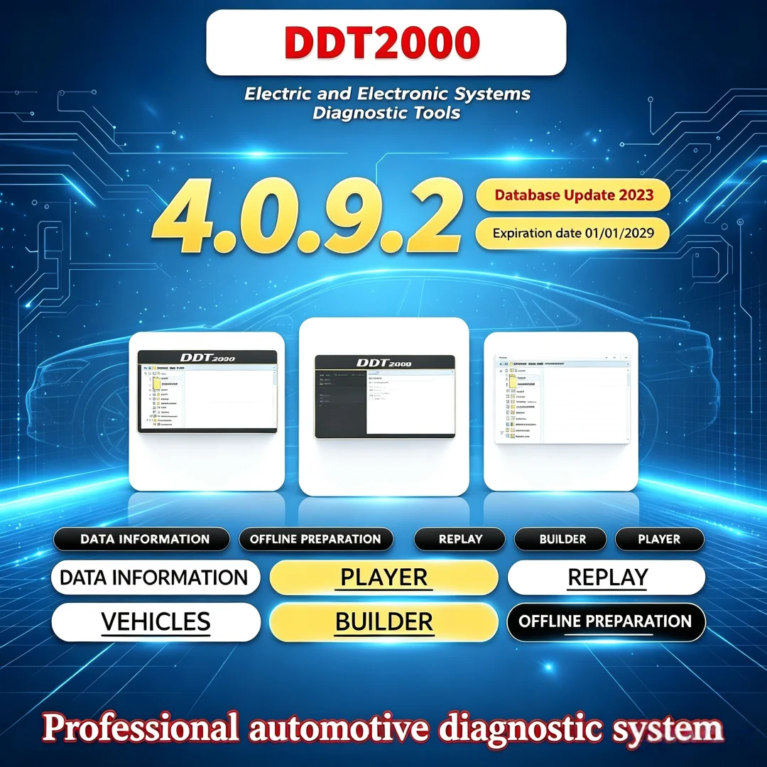 For DDT2000 4.0.9.2 (patch_inside) + Bases 2023 Professional Diagnostic Data Tool deep diagnostics of Renault / Nissan vehicles
