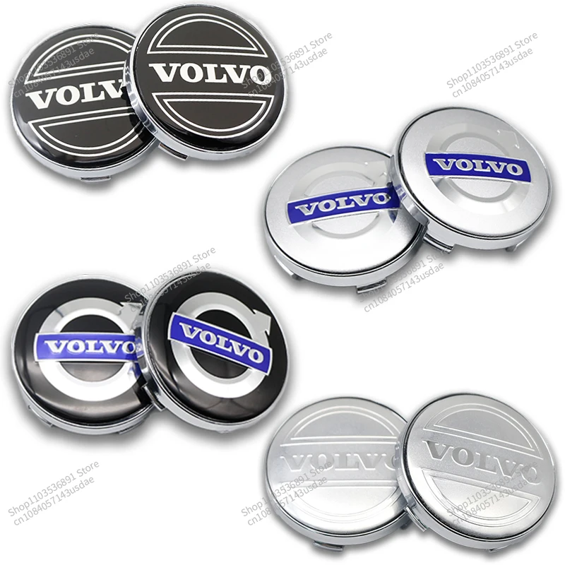 4 stücke 56/60mm Auto Rad Center Hub Cap Aufkleber Radnabe Abdeckungen Für Volvo Rdesign T6 AWD C30 C70 S40 S60 S70 S80 S90 V40 XC70