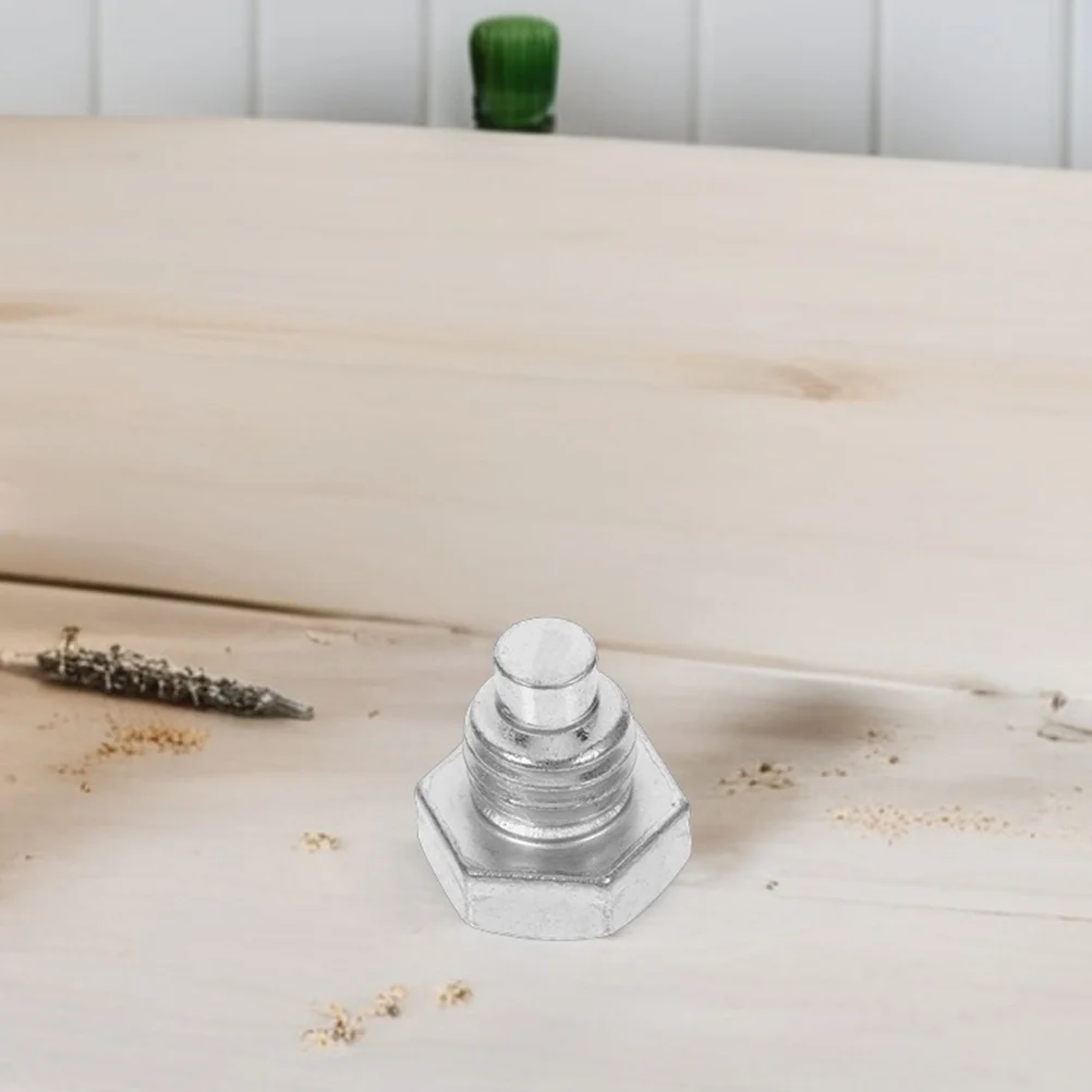 

5Pcs Jack Screw Bolt Horizontal Floor Pressure Rod Fixed Screw Hydraulic Top Handle Bolt Car Floor Jack Replacement Parts Silver