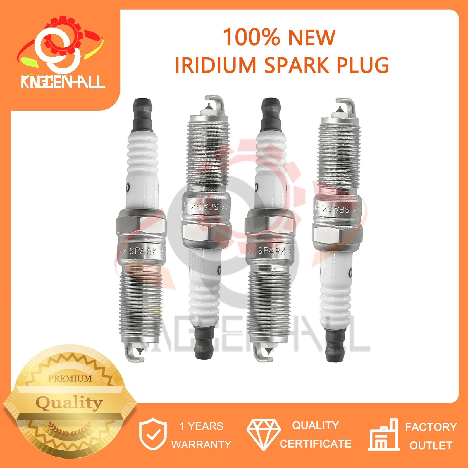 NEW 4 PCS SP-411GENUINE IRIDIUM SPARK PLUG FOR FORD FIESTA 1.5 - 1.6 / FORD FOCUS 2.0 YEAR 2012 - 2016 (AYFS22FM)  SP411