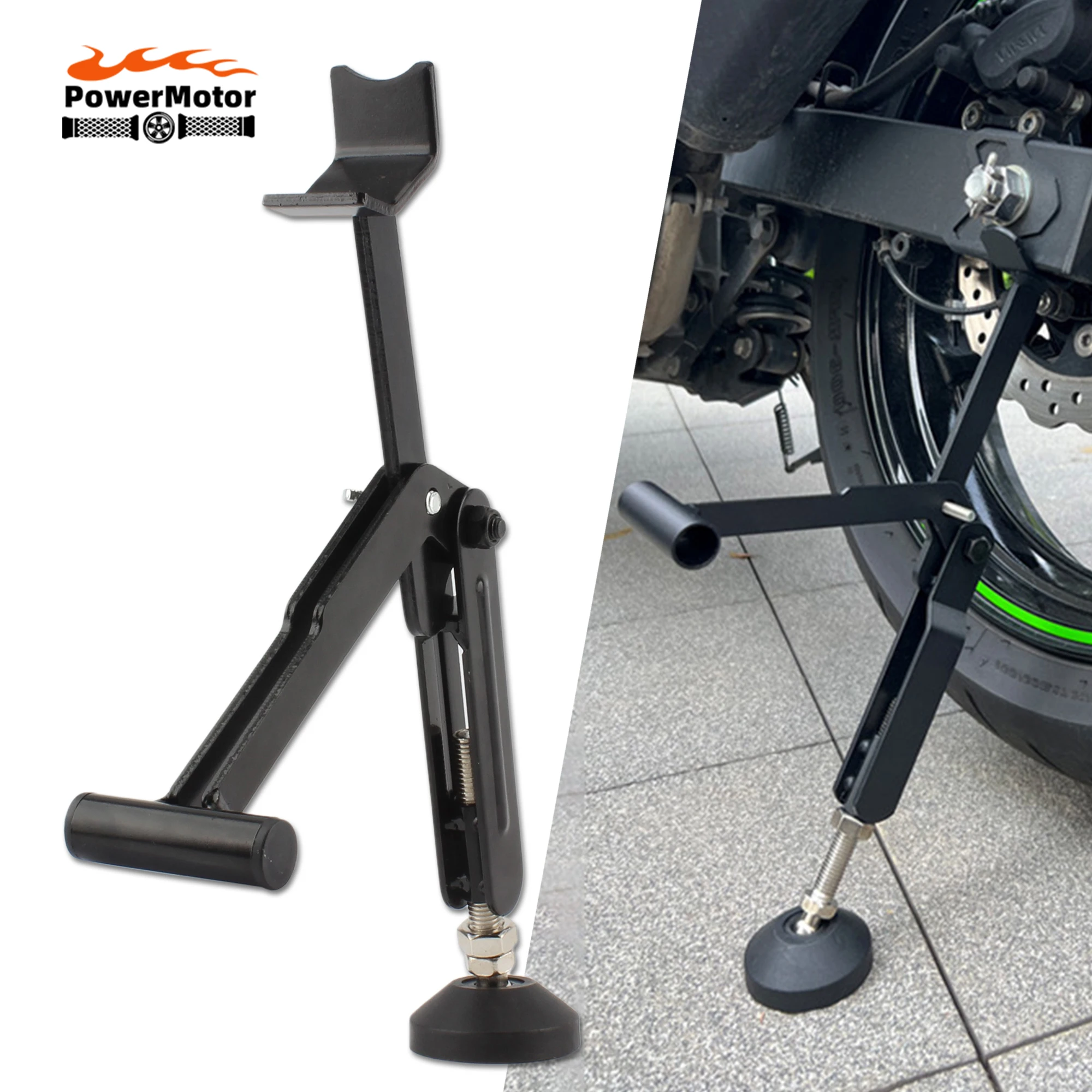 Motorcycle Wheel Support Portable Lifting Frame Stable Swingarm Lift for Dirt Bike Side Stand Saving Motorbike Accessories