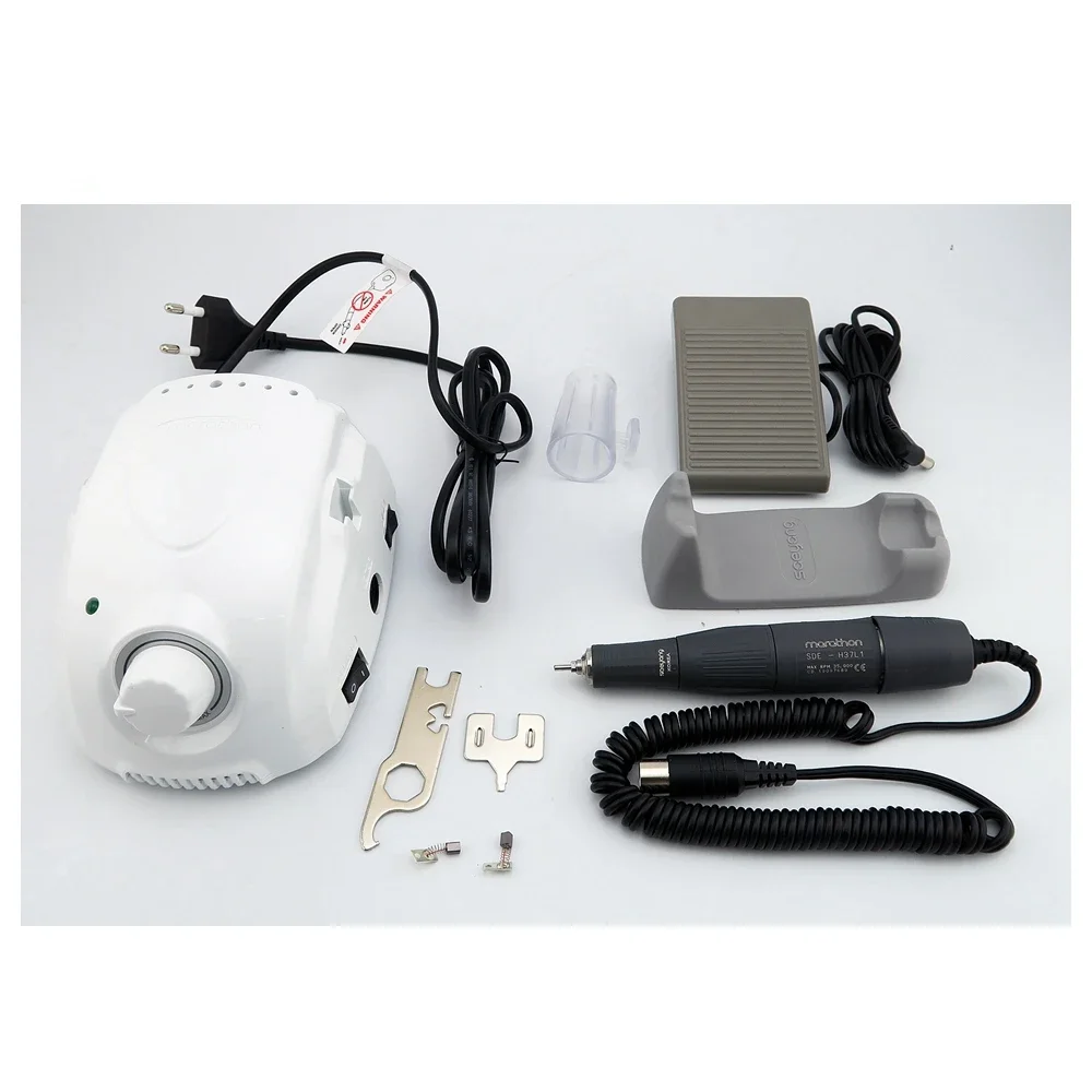 MARATHON 3 Electric Nail Drill Micro Motor Grinding Machine Dental Lab Polisher Muti-function