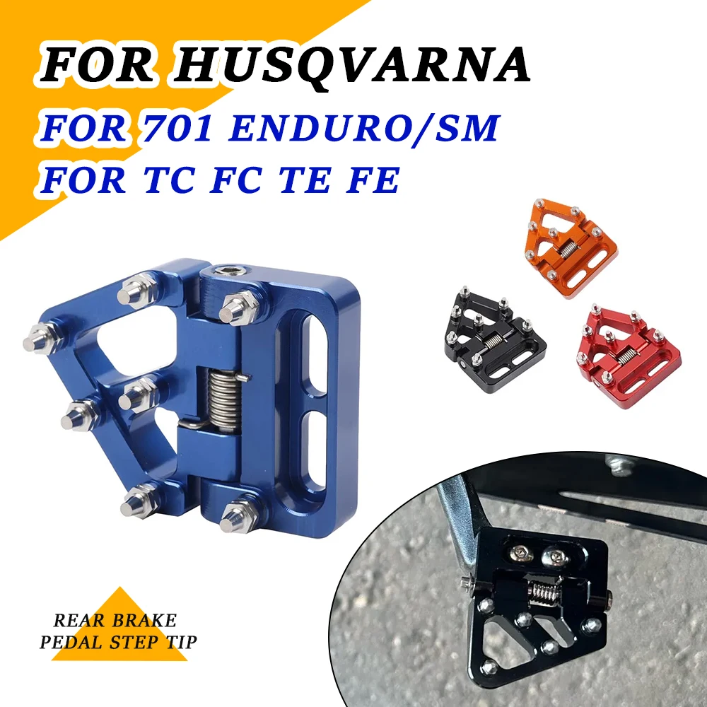 Motorrad klappbare hintere Bremspedal-Stufen platte für Husqvarna 125 250 350 450 501 tc fc te fe 701 Enduro 701 Supermoto sm