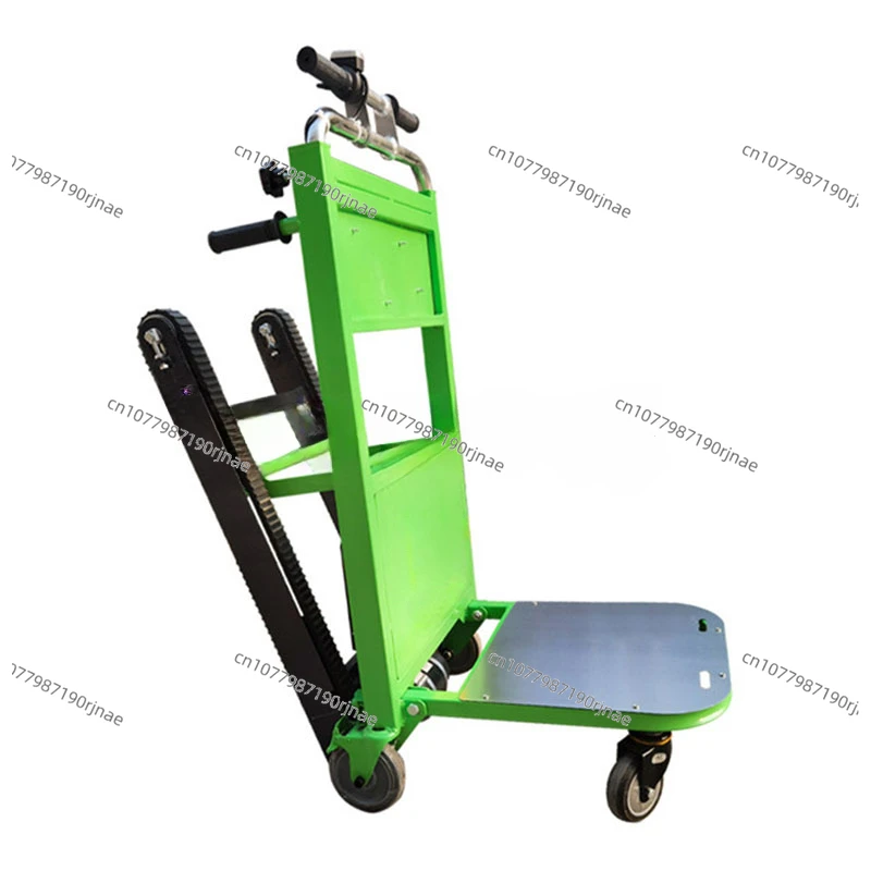 

120kg Electric Stair Climbing Car, Hand Trolley Climbing Cart Crawler-type Up And Down Stair Climber Folding Hand Trolley