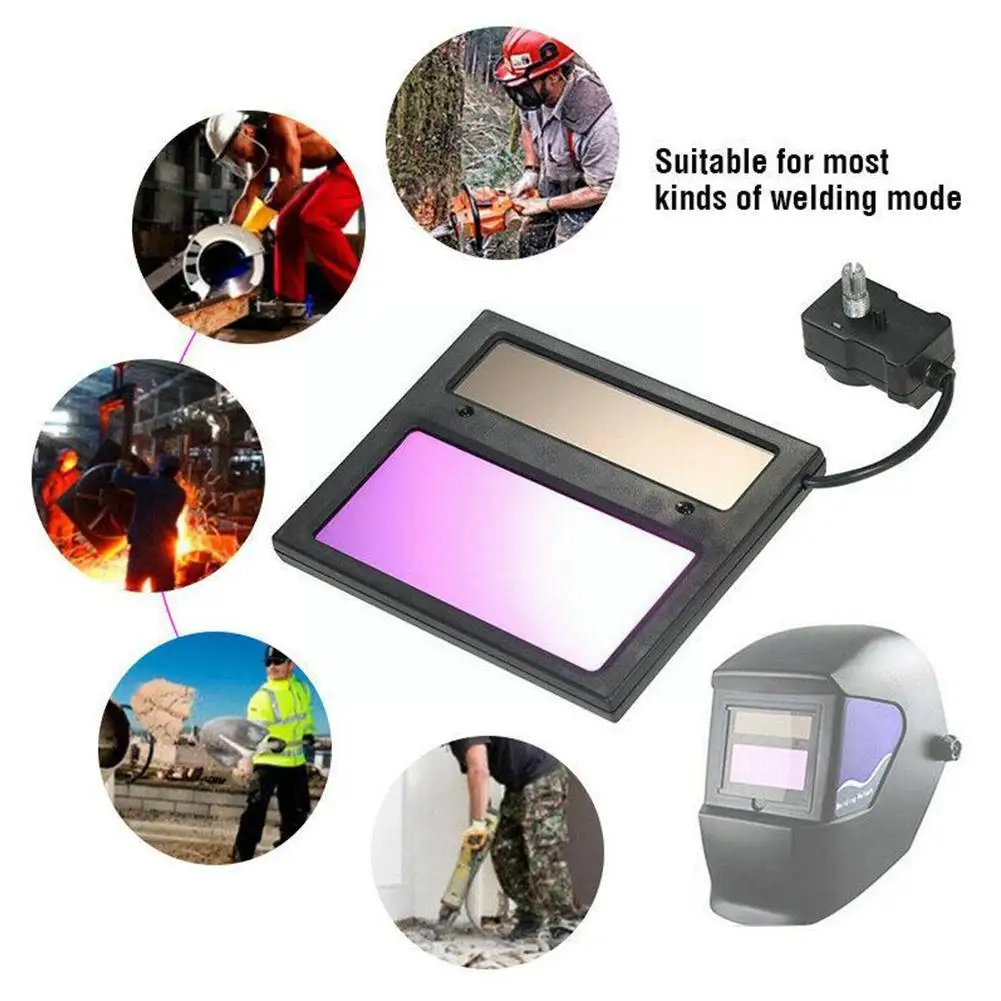 Welding Helmet Lens Fully Automatic Dimming Welding Welding Mask Equipment Filter Solar Accessories Helmet Powered Darkenin H8R6