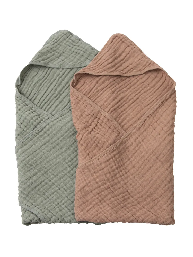 

Baby Towels Children Muslin Swaddle Blanket Infant Toddler Gauze Bath Towel Kids Boy Girl Cotton Soft Hooded Bathrobe Baby Stuff