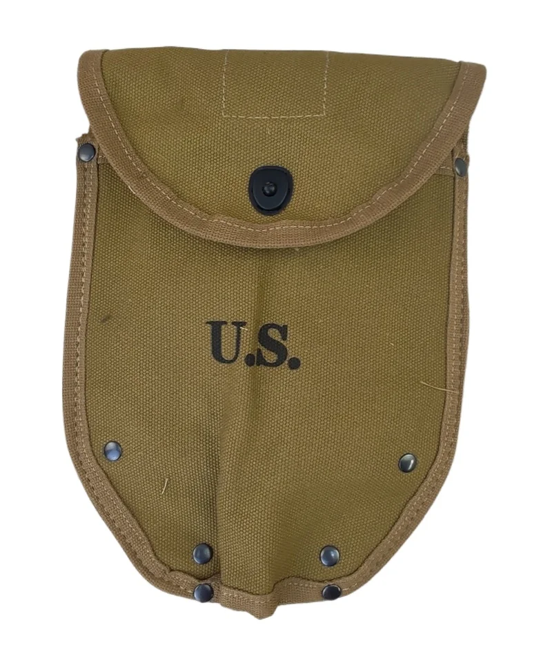 MILITARY WWII US Army WW2 M1943 M43 Folding Shovel Head Cover  khaki canvas high quality