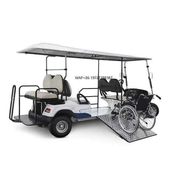 اليد اليمنى محرك أداة كهربائية سيارة إسعاف سرير عربة جولف بارلايت مع مكبر صوت للمعاقين مركبة مساعدة التنقل