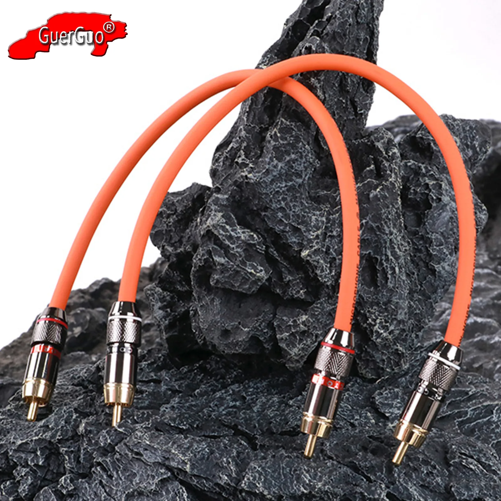 

RCA Extension Cable,Gold Plated RCA Male to Male Stereo Plug Audio Cord for HDTV Subwoofer Amplifier Speaker Home Theater System