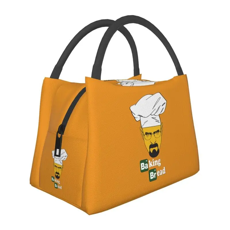 Custom Humor Breaking Bad Walter White Cook Lunch Bags Women Thermal Cooler Insulated Lunch Box for Picnic Camping Work Travel