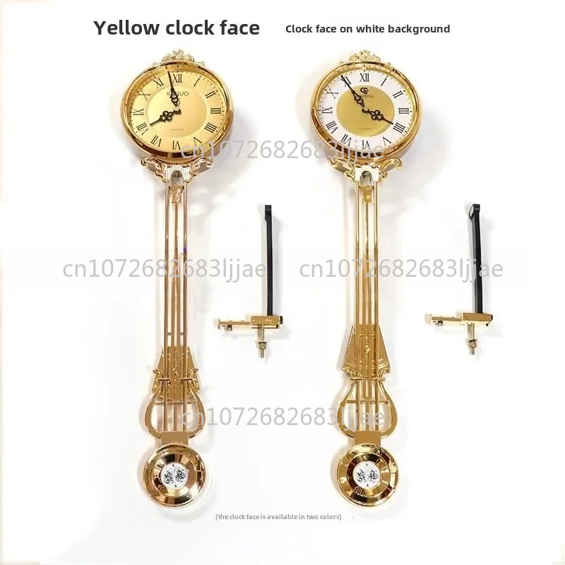 

Напольные часы-качалка в европейском стиле для гостиной, вертикальные, с кварцевым механизмом, аксессуары и запчасти для декора дома