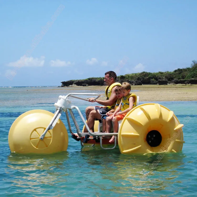 high quality 3 big wheels water tricycle water bike for sale, sea water trike