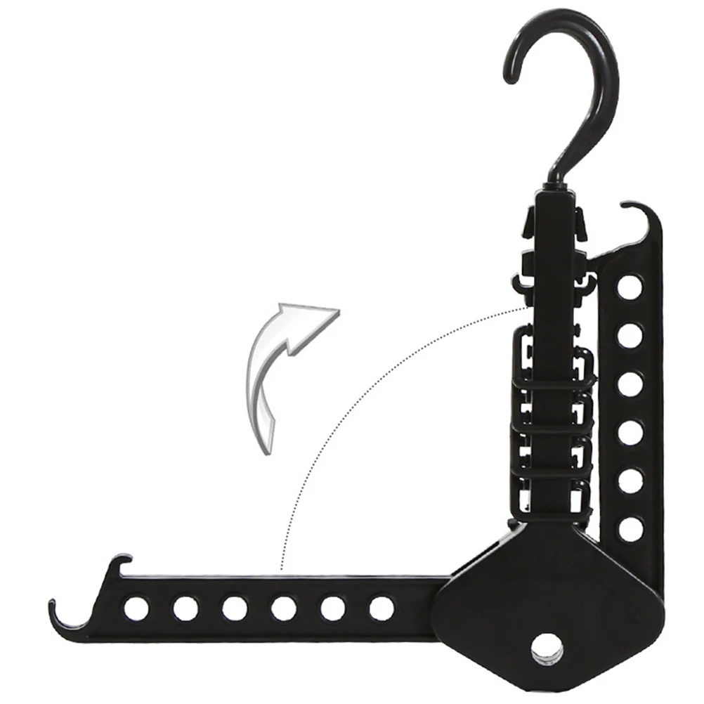 

Multifunctional Hanger Drying Rod Folding Metal Clothes Hanging Rack Storage Organizer Honey-can-do Foldable Hangers