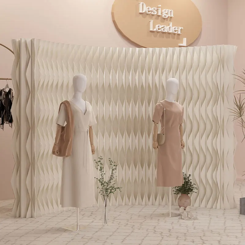 Organ paper rhombus shaped screen, partition wall office partition wall