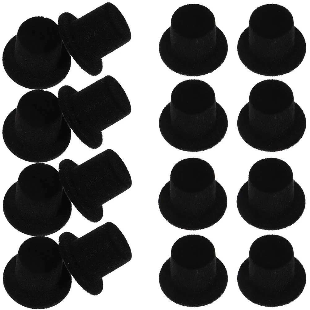 

20Pcs Mini Top Hat Small Hats for DIY Craft Material Miniature Tiny Party Hats Halloween Christmas Festival Decoration