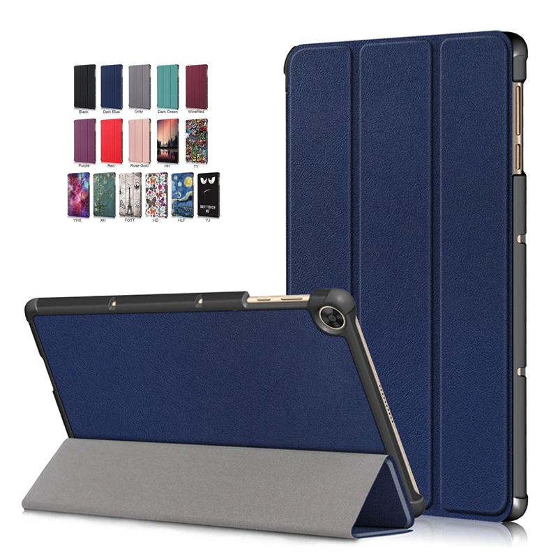Case For Funda Honor Pad X8 Tablet Case 10 1 inch Tri-Fold Leather Magnetic Stand Hard Cover For Coque Honor Pad X8 X8 Lite Case