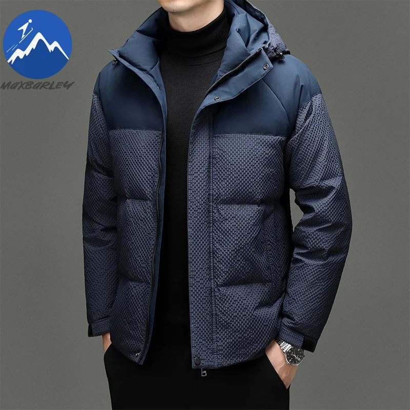 

Mens Down Jacket Comfort Commute Office Cold Resistant Down Coats Thickened Outdoor Travel Windproof Warm Winter Parkas Coat