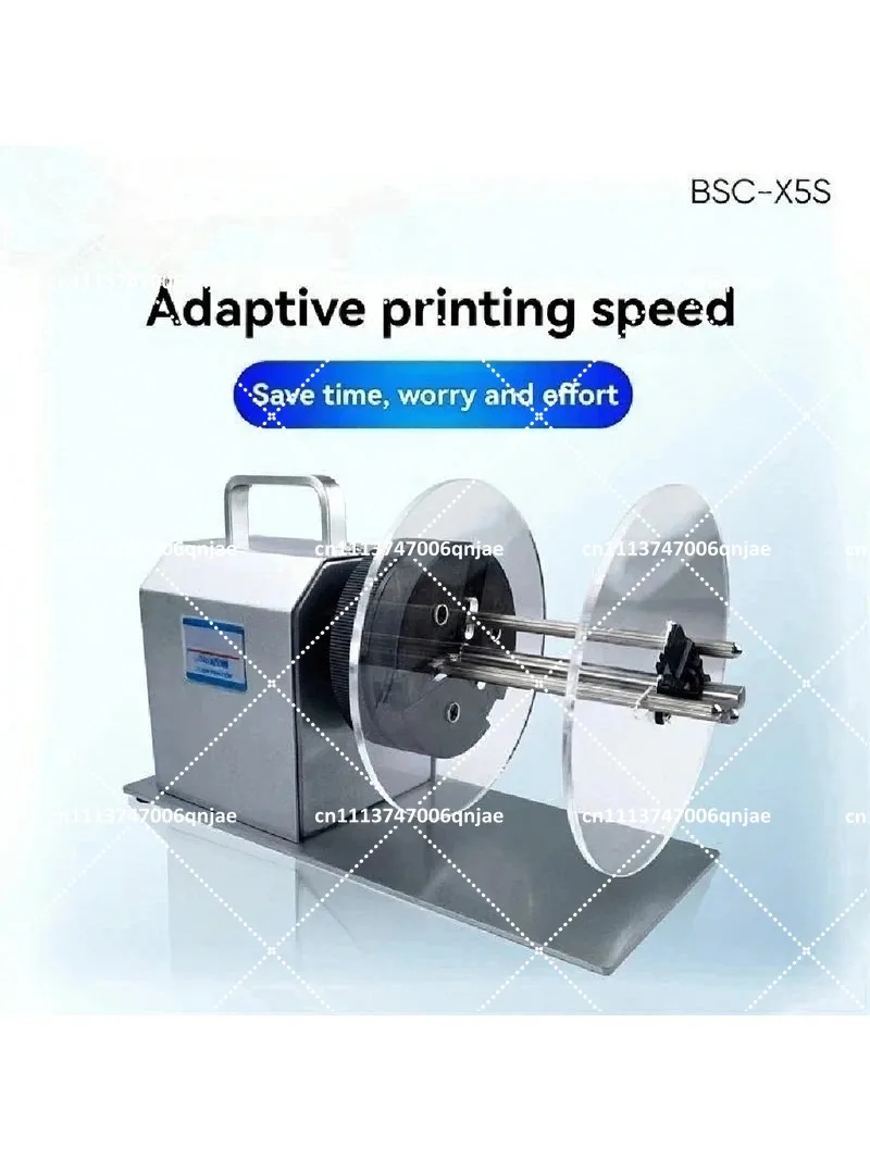 Thermal Label Rewinder Coreless Automatic Rewinding Machine Barcode Printer Speed Adjustable
