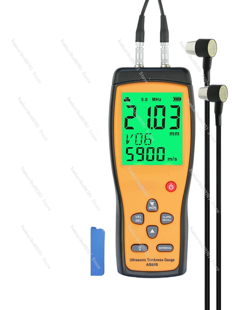 Ultrasonic Thickness Gauge Metal Pipe Steel Plate Plastic Glass Ceramic High Precision Thickness Measuring Instrument