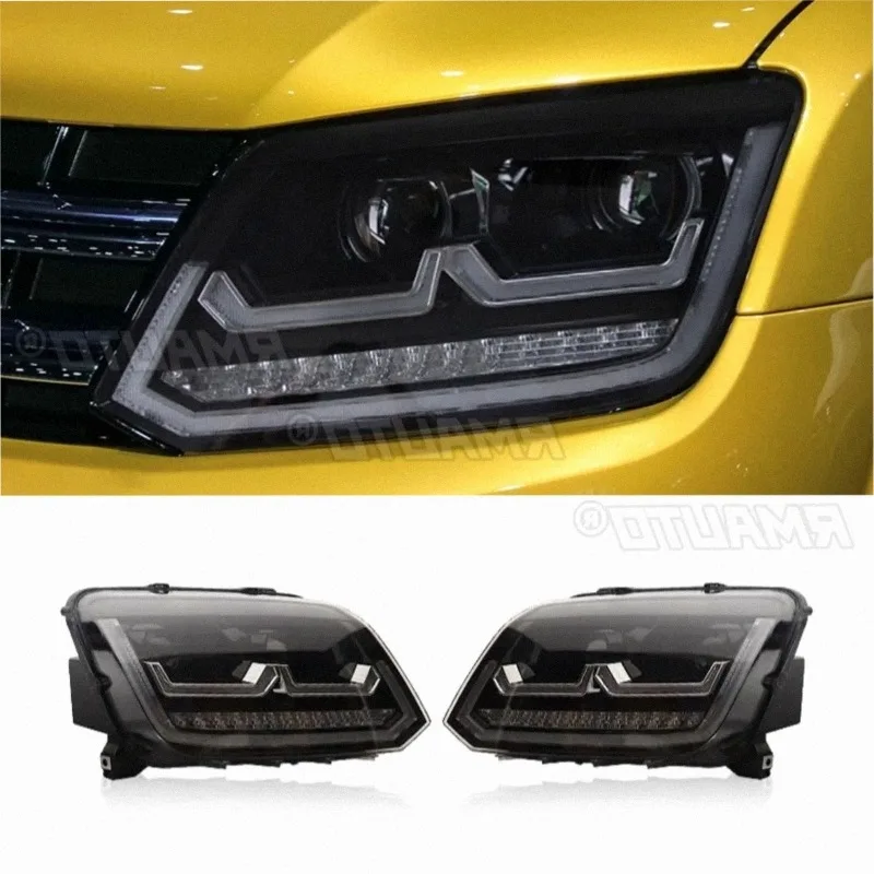 Left Right Lamp LED Daytime Light Front LED Headlamp Assembly Wide Light Corner Lamp For Volkswagen Amarok