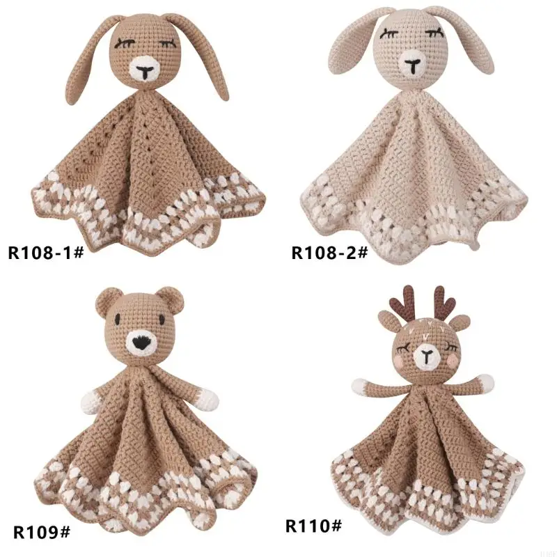 

Lovely Infants Calming Toy Comfortable Knitting Towel Baby Drooling Bib