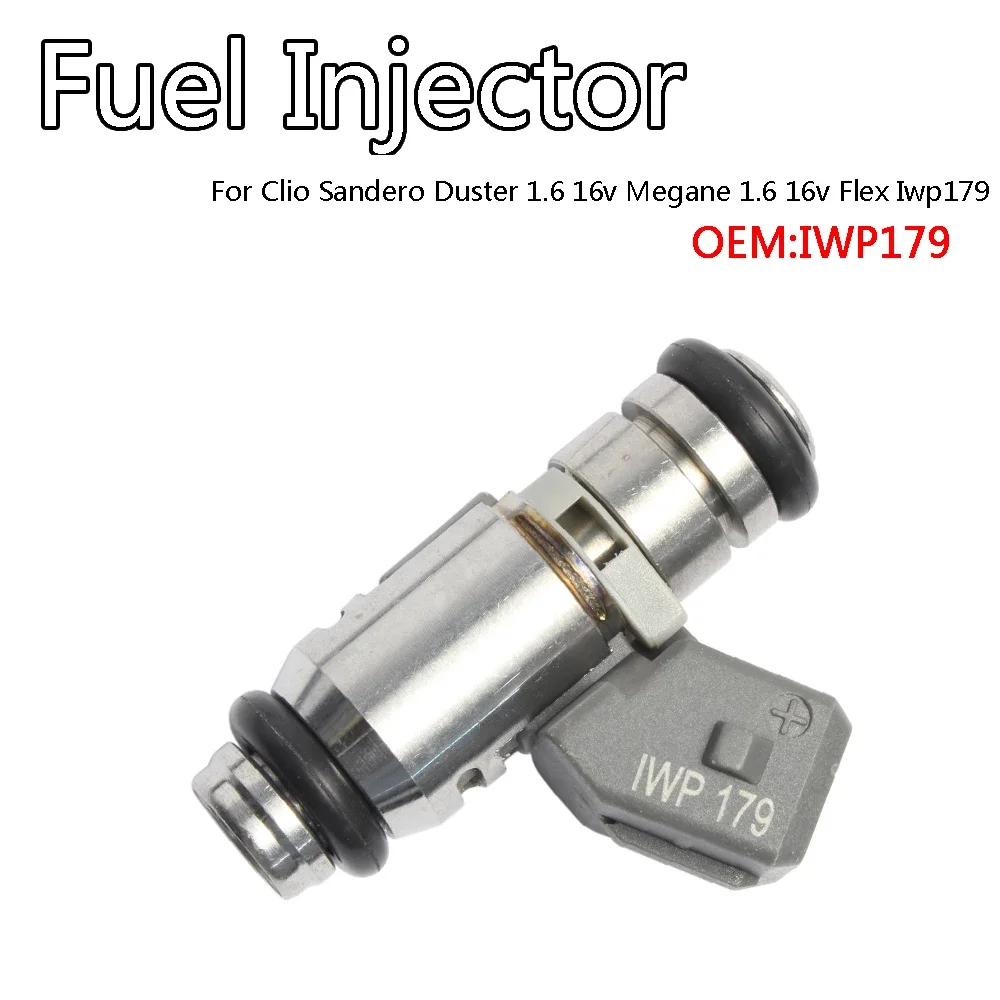 Fuel Injector Nozzle IWP179 For Renault Clio Megane Duster Sandero 1.6 16V Flex Engine Fuel Injection System Replacement