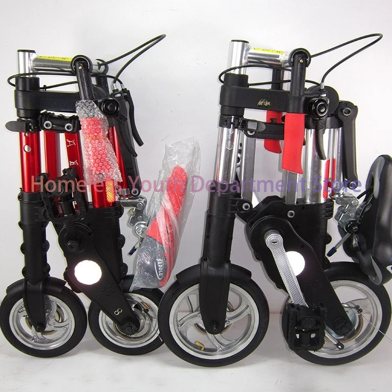 Folding Bike for Men and Women Mini Portable Adult Mobility Scooter Outdoor Exercise Bike Camping Velo Pliant