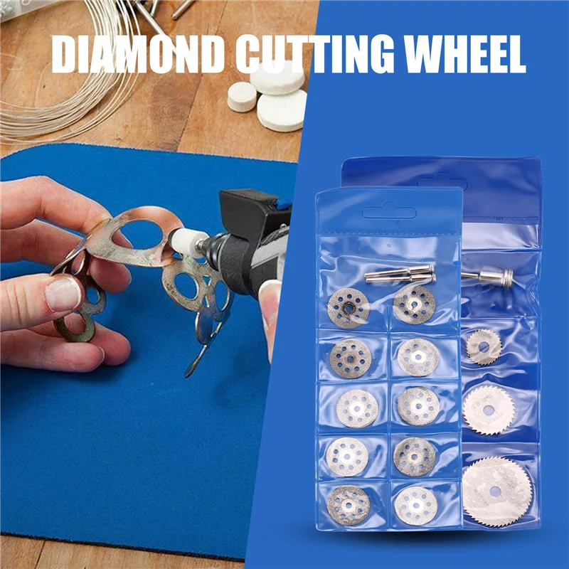 

2025 Hot Style 41Pcs Cutting Wheel Set Rotary Cutting Wheels Tool Kit For Dremel Rrotary Tool Accessories For Resin Metal Wood S
