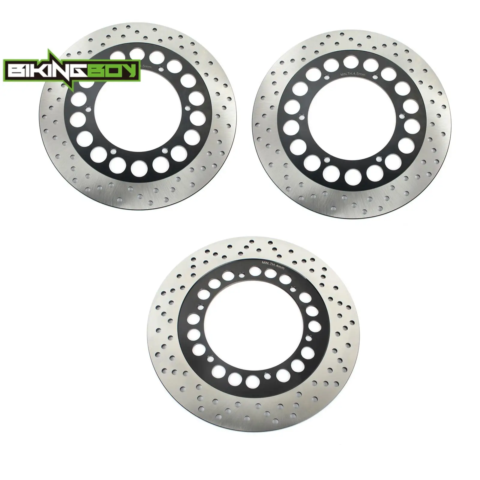 BIKINGBOY Front Rear Brake Discs Rotors V-Max 1200 VMX 93-07 FJR 1300 01-13 FJR 1300 A ABS 04 05 XV 1700 Road Star Warrior 02-07