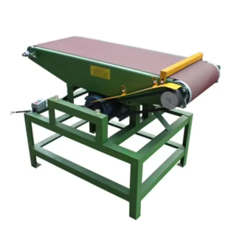 Economic Industrial Woodworking Wood Vertical Horizontal Flat Table Belt Edge Sander Sanding Polishing Grinder Machine