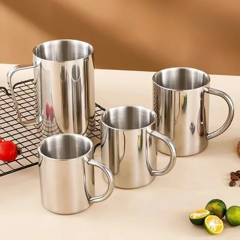 

304 Stainless Steel Vacuum Insulated Double Wall Drop Resistant BPA-Free Tumbler with Leakproof Lid & Non-Slip Handle - Home