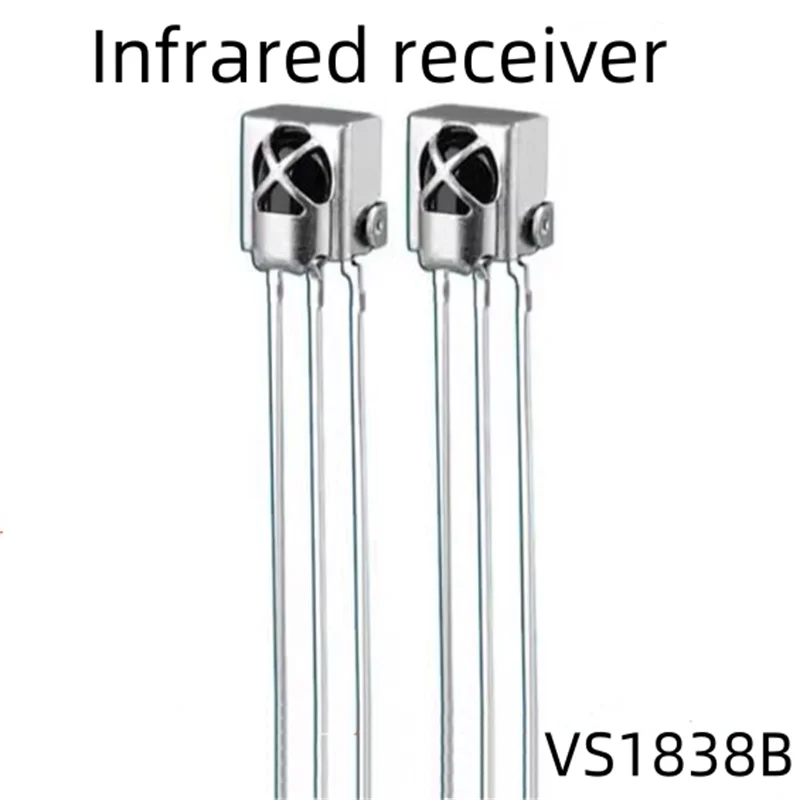 

XKSS 10PCS New Original VS1838B Receiver Header 1838 Universal Universal Infrared Receiver Header Receiver Tube with Shielding