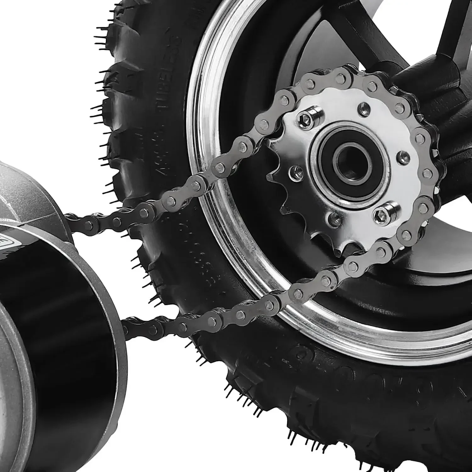 24V 250W Dual-Wheel Electric Unicycle 10-Inch Motor-Driven Air Wheel Conversion Kit with Thumb Control for Small Go-Karts