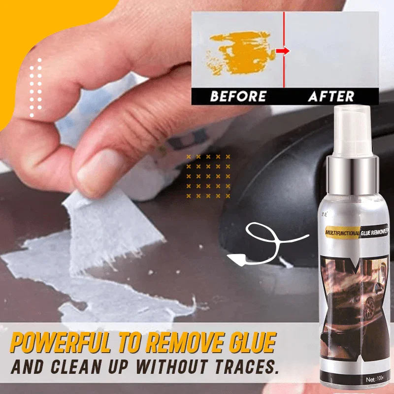 100ml Auto Car Sticker Remover Sticky Residue Remover Wall Sticker Glue Removal Car Glass Label Cleaner Adhesive Glue Spray