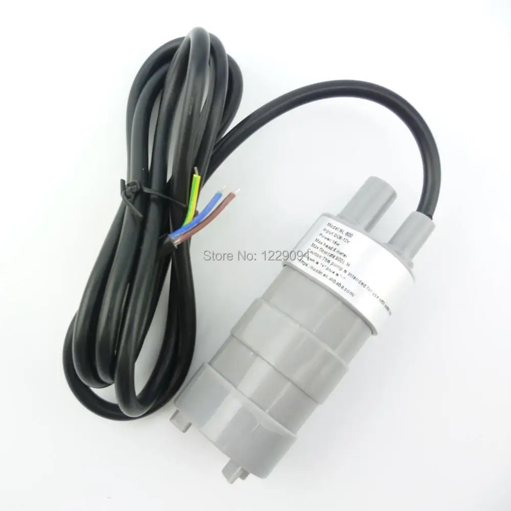 High Quality Hot Salable 12V DC 1.2A 5M 600L/H 6-12V For solar Aquarium Three wire Micro Submersible Motor Water Pump