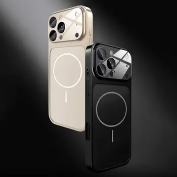 適用於 iPhone 17 Air 16 15 14 13 Pro Max 的奢華 AG 奈米磨砂玻璃 Magsafe 鏡頭保護殼,支援磁吸無線充電 6 最佳銷售 iPhone 13 MagSafe - №4