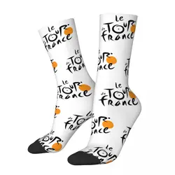 Crazy Design Men's Women's Le Tour De Frances Crew Socks Biking Cycling Product Sports Socks Cotton Wonderful Gifts