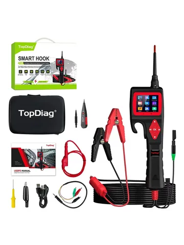 Topdiag P200 цифровой диагностический инструмент умный крючок мощный зонд анализатор автомобильных цепей тестер детектор электрической системы мультиметр