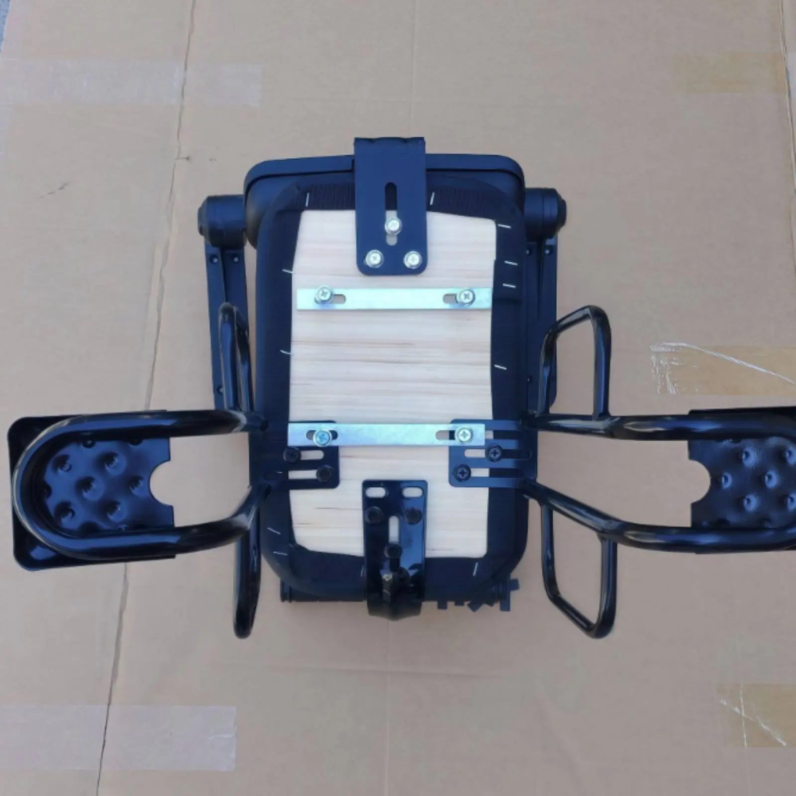 

Rear Bike Seat with Backrest Safety Armrest Padded Child Bike Seat Cycle Passenger Saddle Waterproof Cycling Accessory