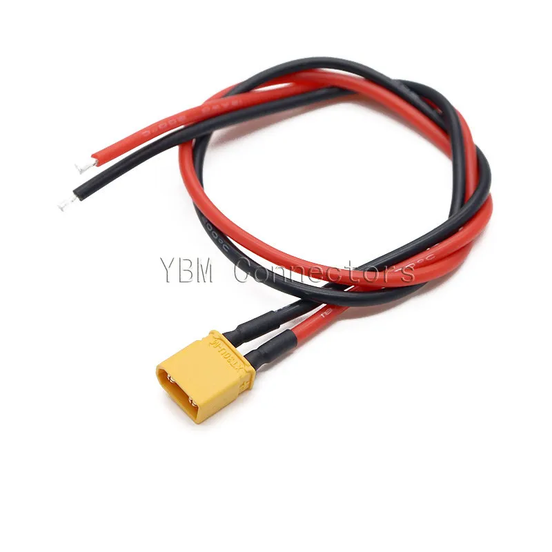 1PCS XT30U-F/M Gold-Plated Lithium Battery Connector 18AWG Male And Female for Drone Motor Controller Electric Vehicle