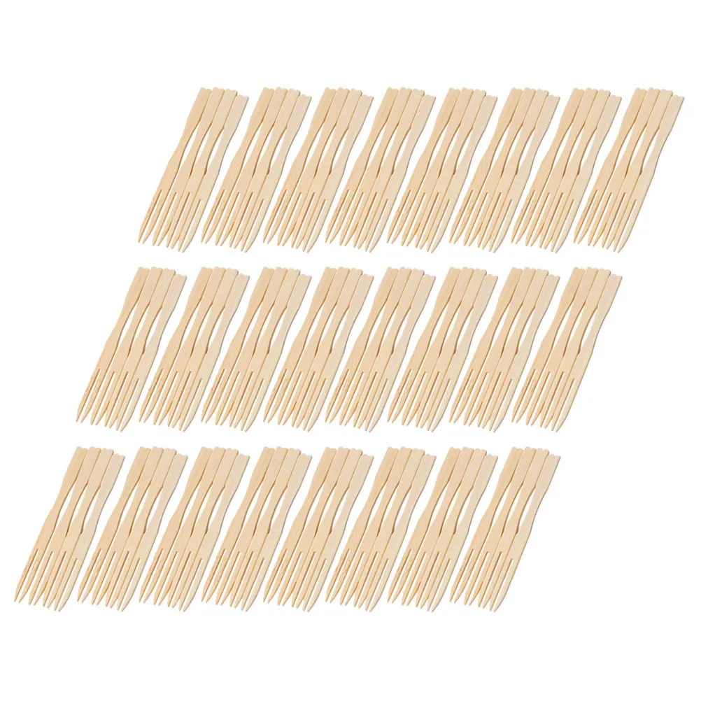 

100Pcs Bamboo Food Picks Disposable Sturdy Dessert Sticks Party Supplies Household Decoration Food Picks