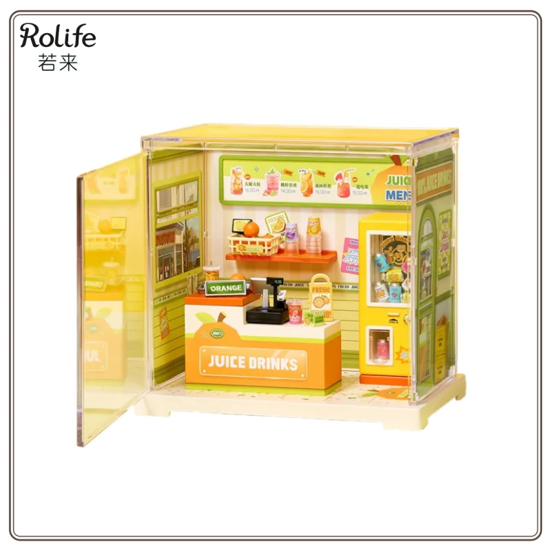 Originale Rolife Super World Nuovo Prodotto Mini Building Block Assemblaggio Giocattolo Cabina Fai da Te Modello in Miniatura Modello di Montaggio Regalo a Sorpresa