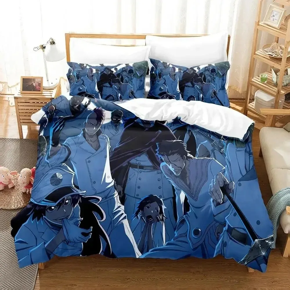 

2024 Bleach Bedding Set Single Twin Full Queen King Size Bed Set Adult Kid Bedroom Duvet cover Sets 3D Print Anime Bed Sheet Set