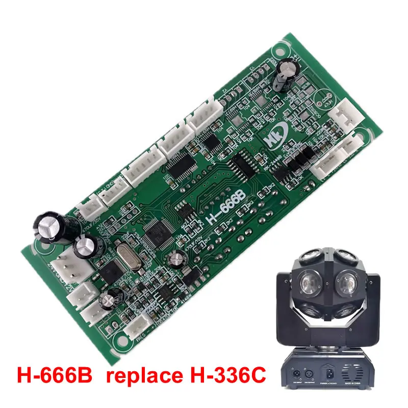 H-666 Main Board/Display Board For Beam 12x10W Moving Head Light Mother Board Mainboard